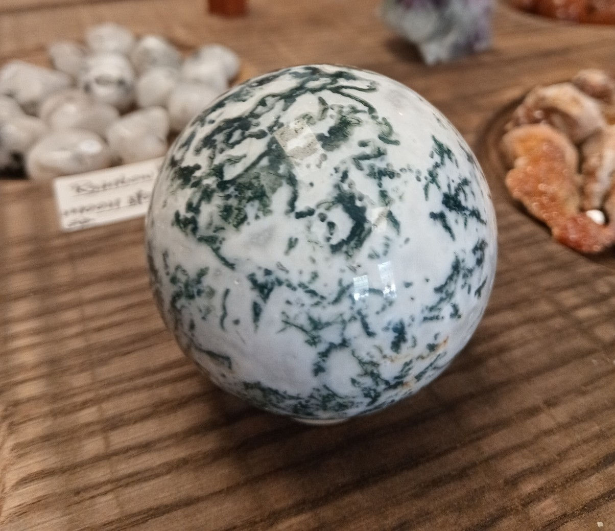 Tree Agate sphere 15