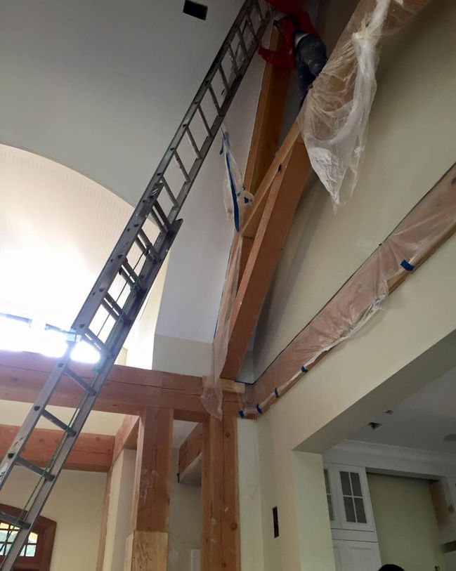 Painting at 28 Feet!