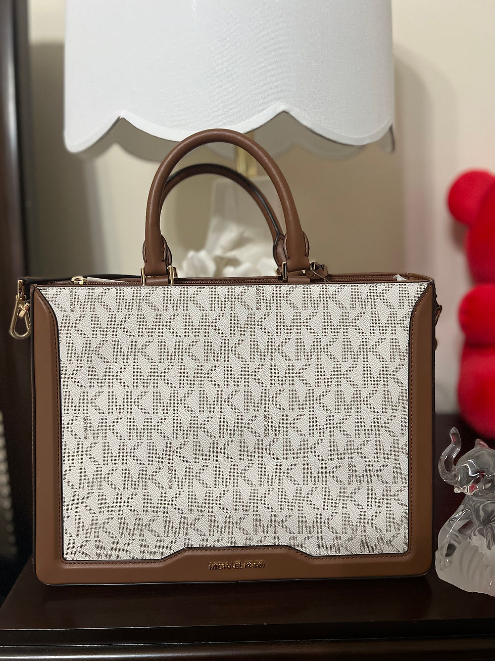 Thumbnail: New Michael Kors Bags Michael Kors Jessie Logo Lg Satchel Set