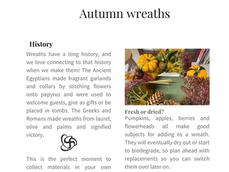Autumn wreaths