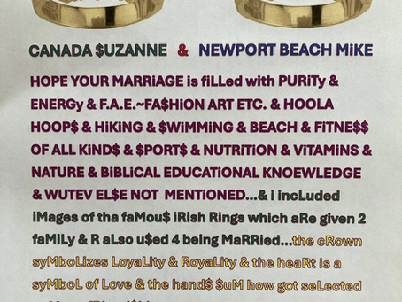 faMou$ iRi$h Ring$: $uM R given 2 faMiLy & $uM R u$ed 4 MaRRiage...