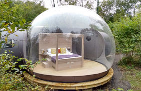 Durma em Bolhas Transparentes na Floresta, Finn Lough Hotel