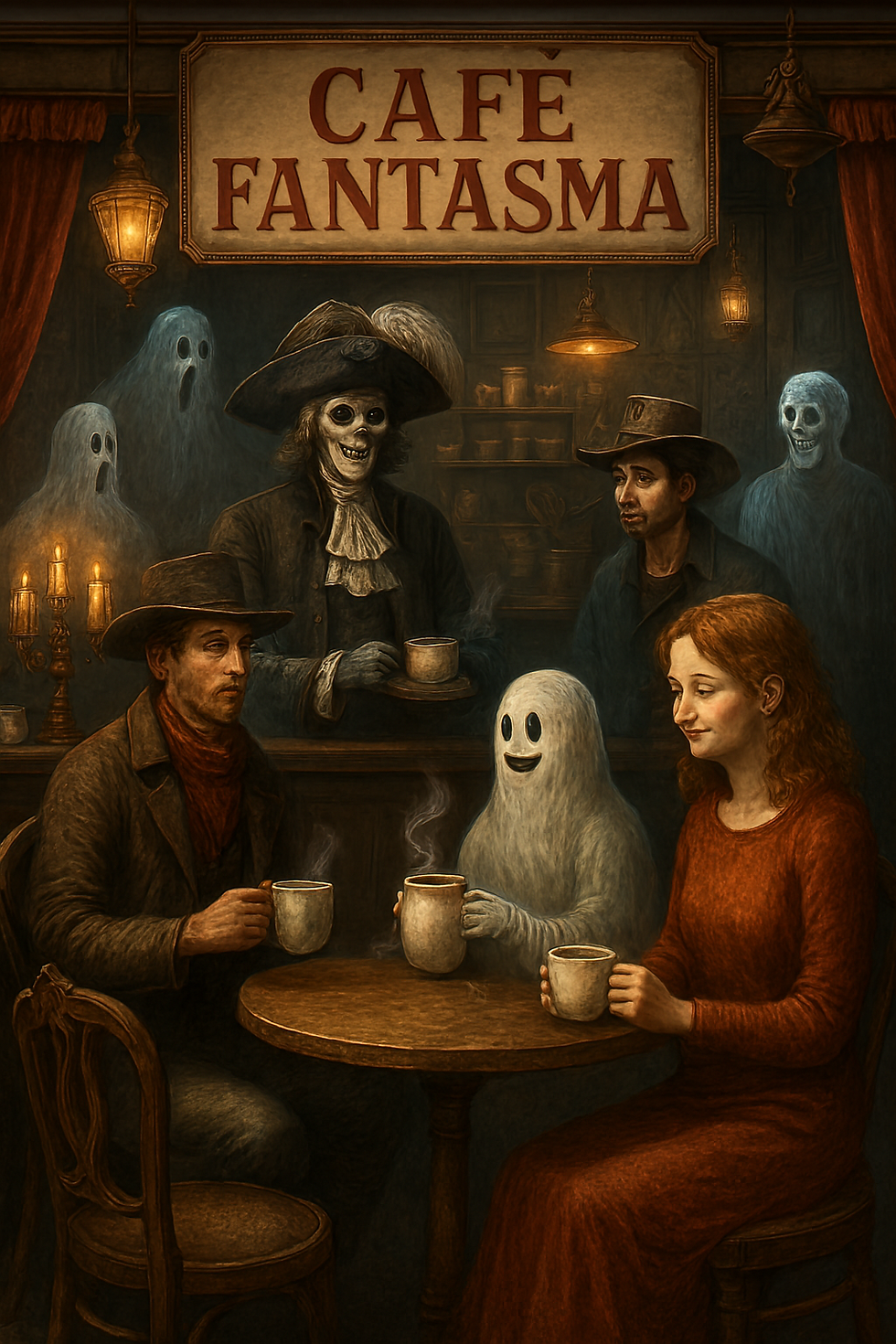Tem coragem de caçar o Café Fantasma?