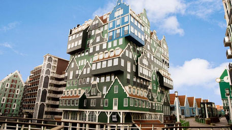 Amsterdam Zaandam: Hotel ou Casas Empilhadas?