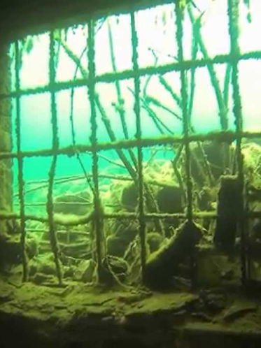 Rummu Karjäär, Prisão Abandonada Submersa