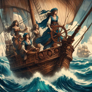 Navios Comandados por Mulheres: Comandantes, Piratas e Mulheres com o conhecimento antigos (Bruxas).