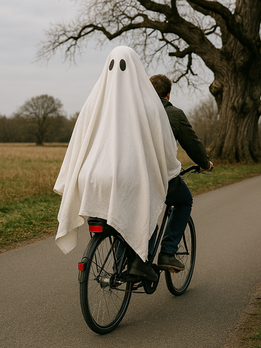 O Fantasma da árvore que passeia na garupa das bicicletas