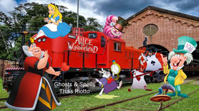 Especial: Trem Temático de Paranapiacaba tem Alice no Pais da Maravilhas à bordo!! 22 de Marços de 2025