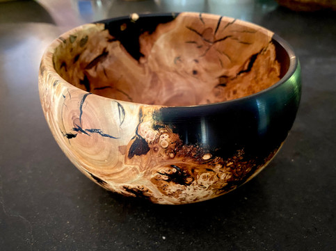 Apple Burl Bowl