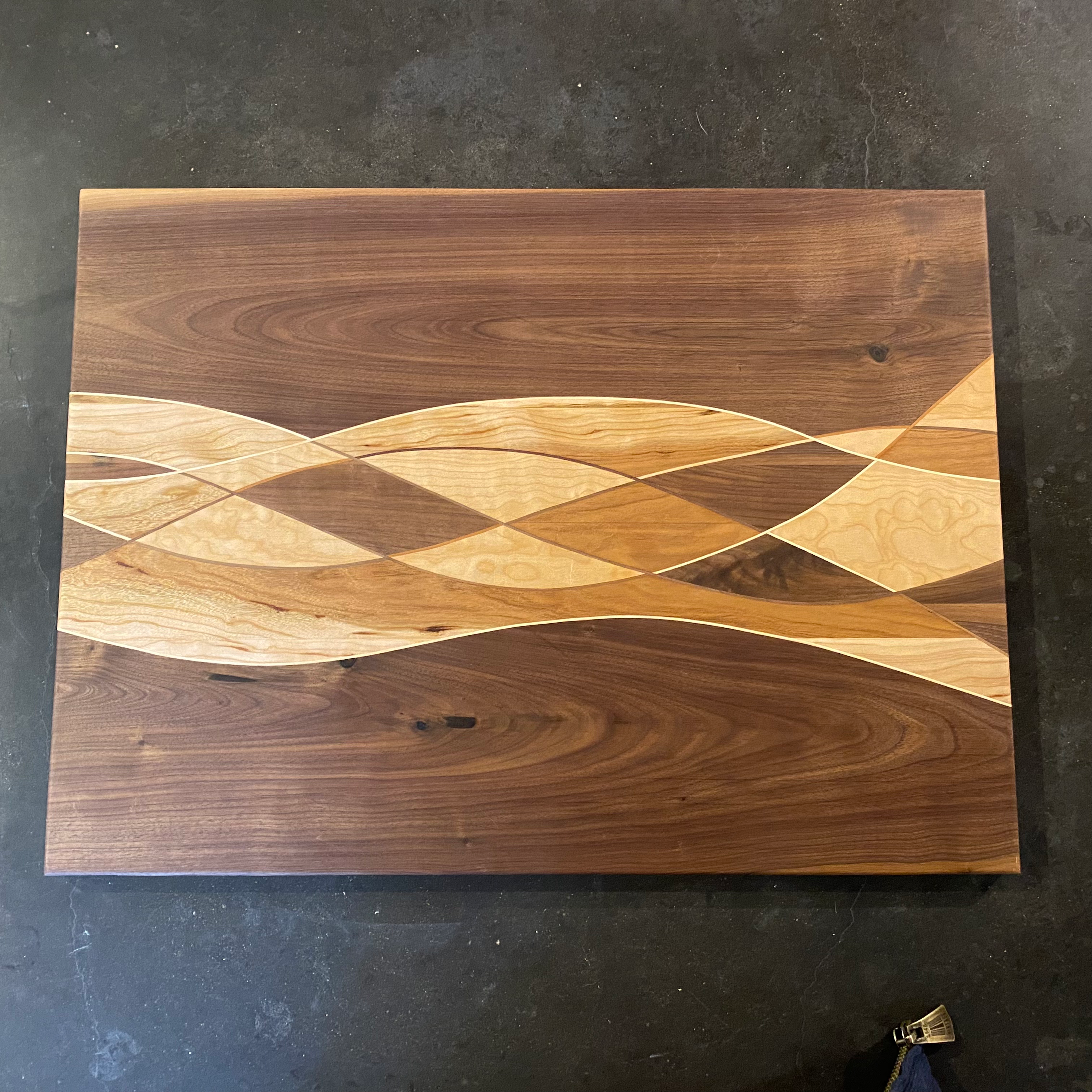 Swoop Bread Board: Walnut