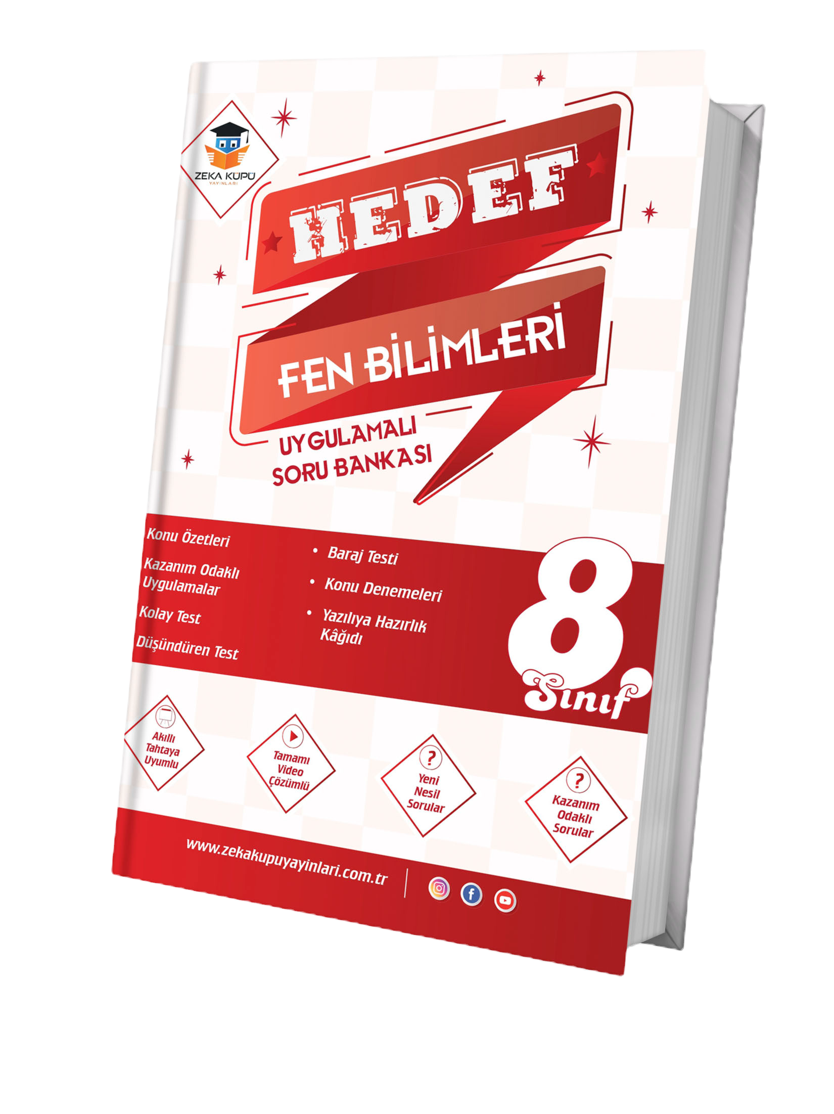 8.Sınıf Hedef Fen Bilimleri Uygulamalı Soru Bankası