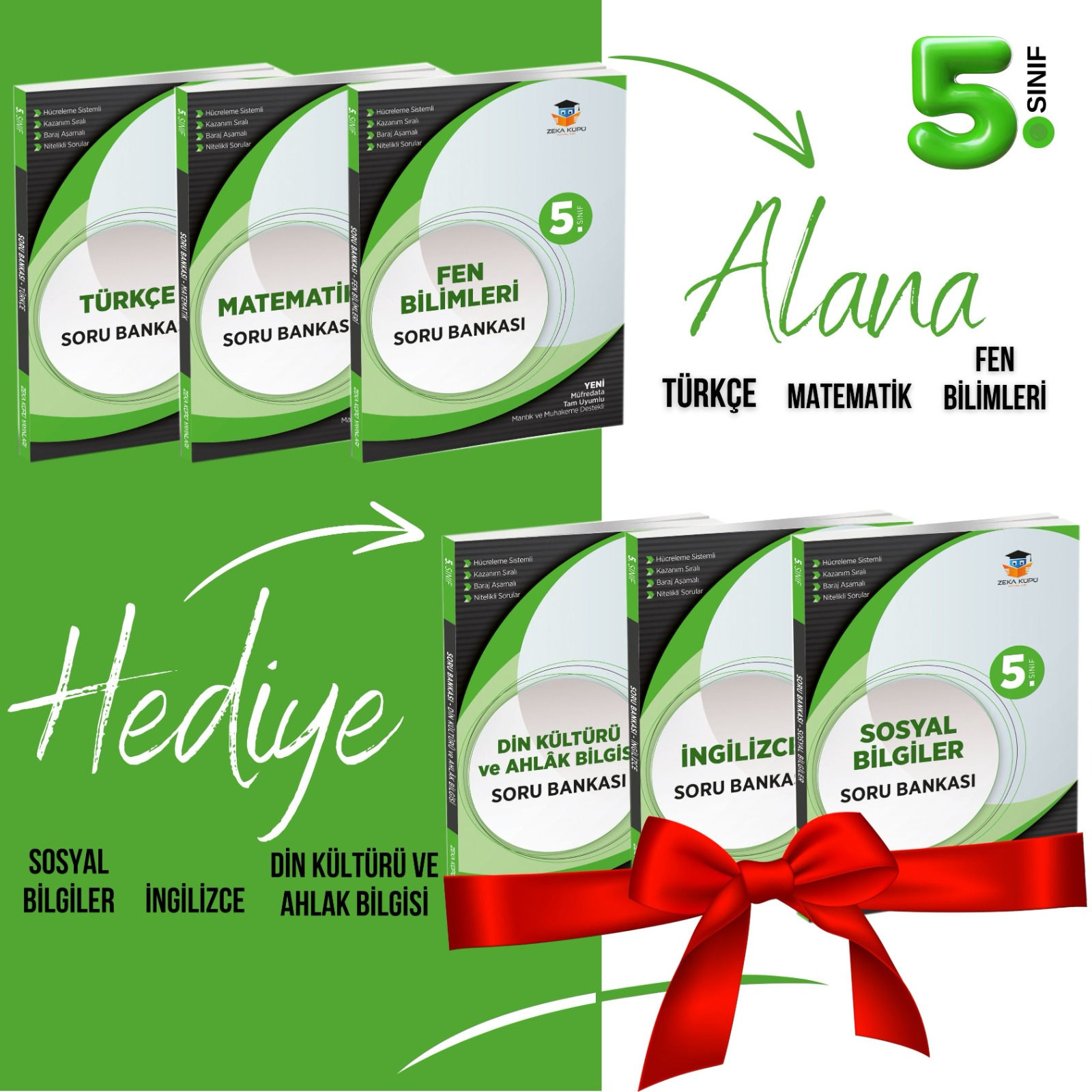 5.Sınıf Soru Bankaları Seti Kampanyalı