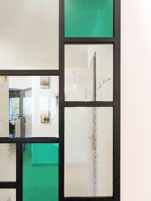décoration d intérieur grenoble - porte verrière sur mesure