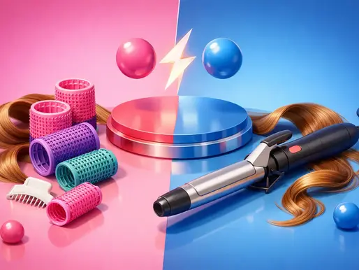 Hair Rollers vs Curling Iron: Which Wins?