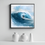 Thumbnail: Surfing Wave Satin Print- Ocean Art for Beach Lovers