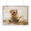 Thumbnail: Happy Golden Retriever Playing in Mud. Wall Art for Dog Lovers