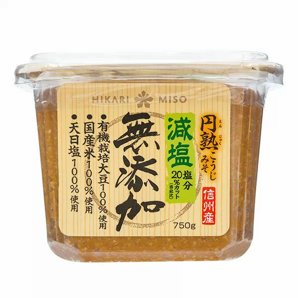 Hikari Mellow Reduced Salt Additive Free Koji Miso, 750 g