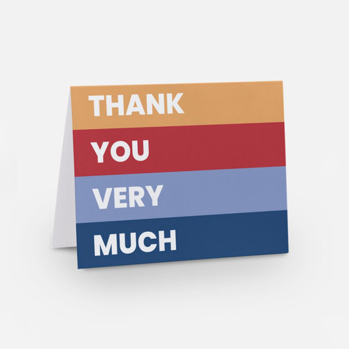 Thank You Very Much Card | mleshner-ceramics