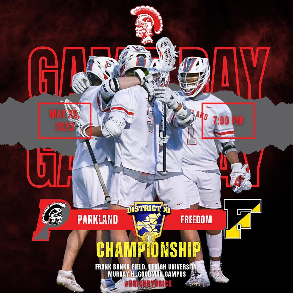 2023 District Lacrosse Playoffs Championship Game.