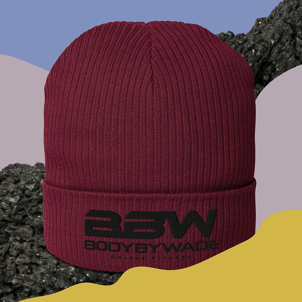Miniature : Organic ribbed beanie