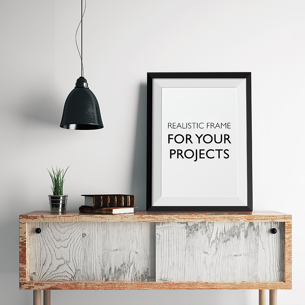 Realistic frame for your projects