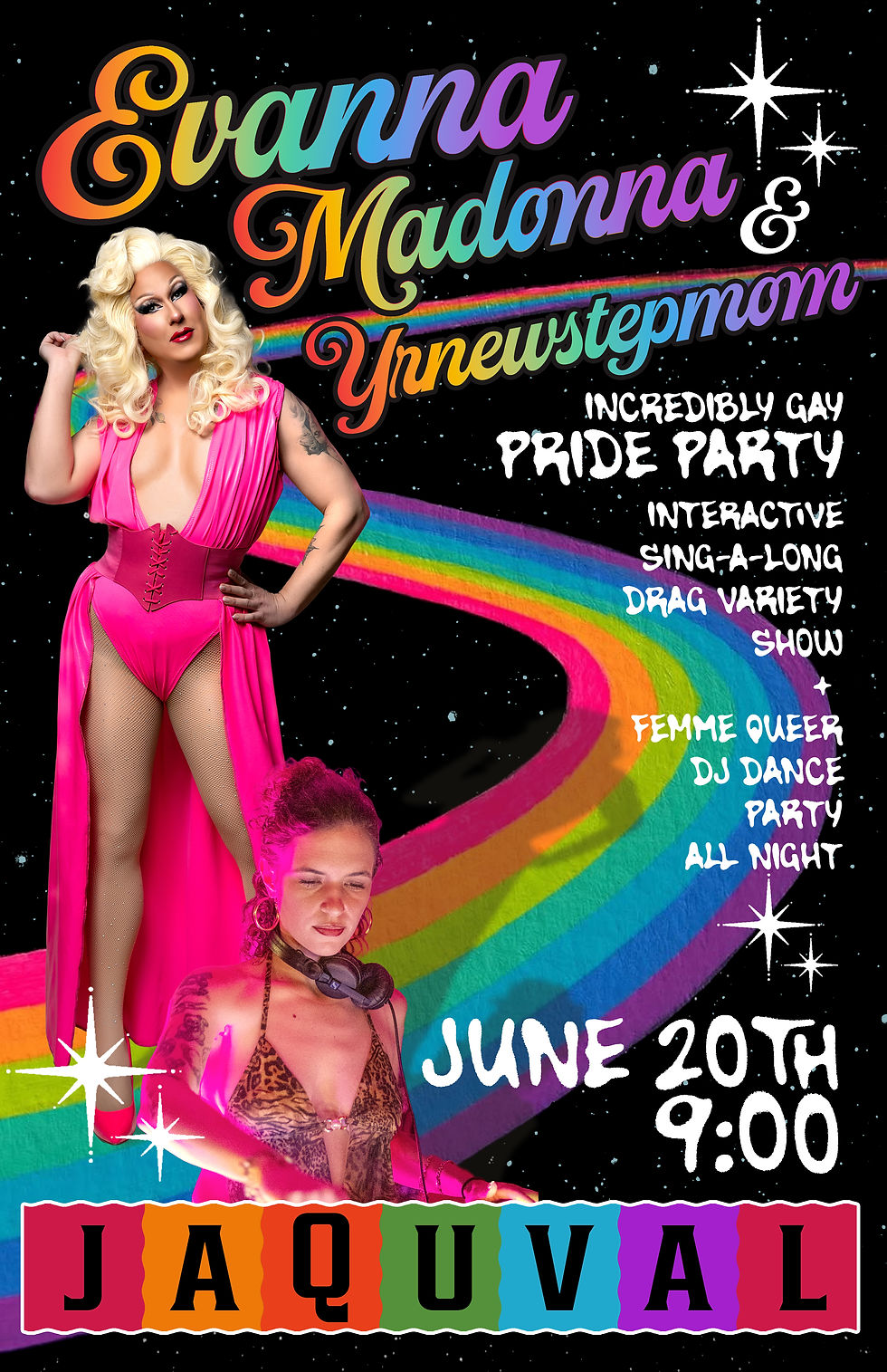 Incredibly Gay Pride Party with Evanna Madonna & YRNEWSTEPMOM