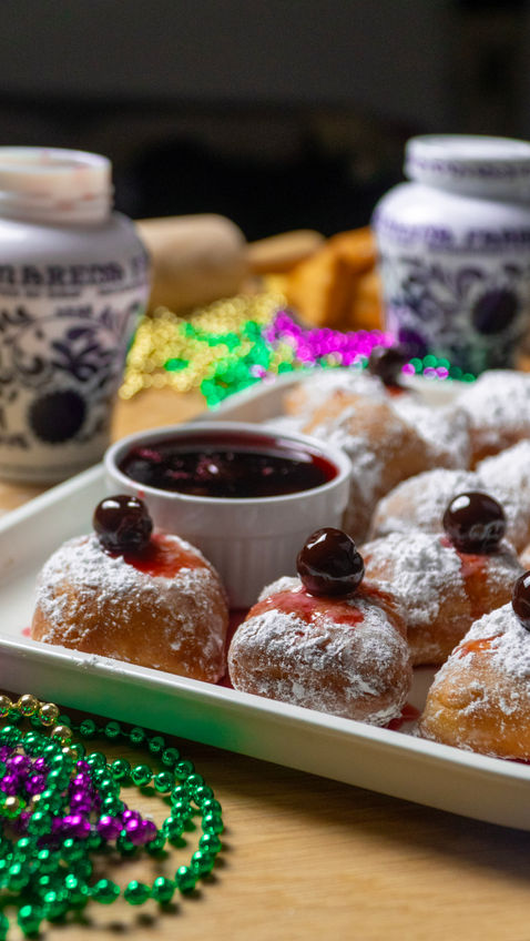 Beignets di carnevale all'Amarena Fabbri