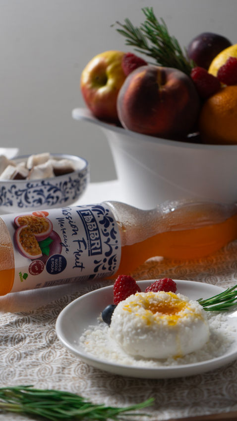 Budino Hawaiano: Haupia fresca al maracuja