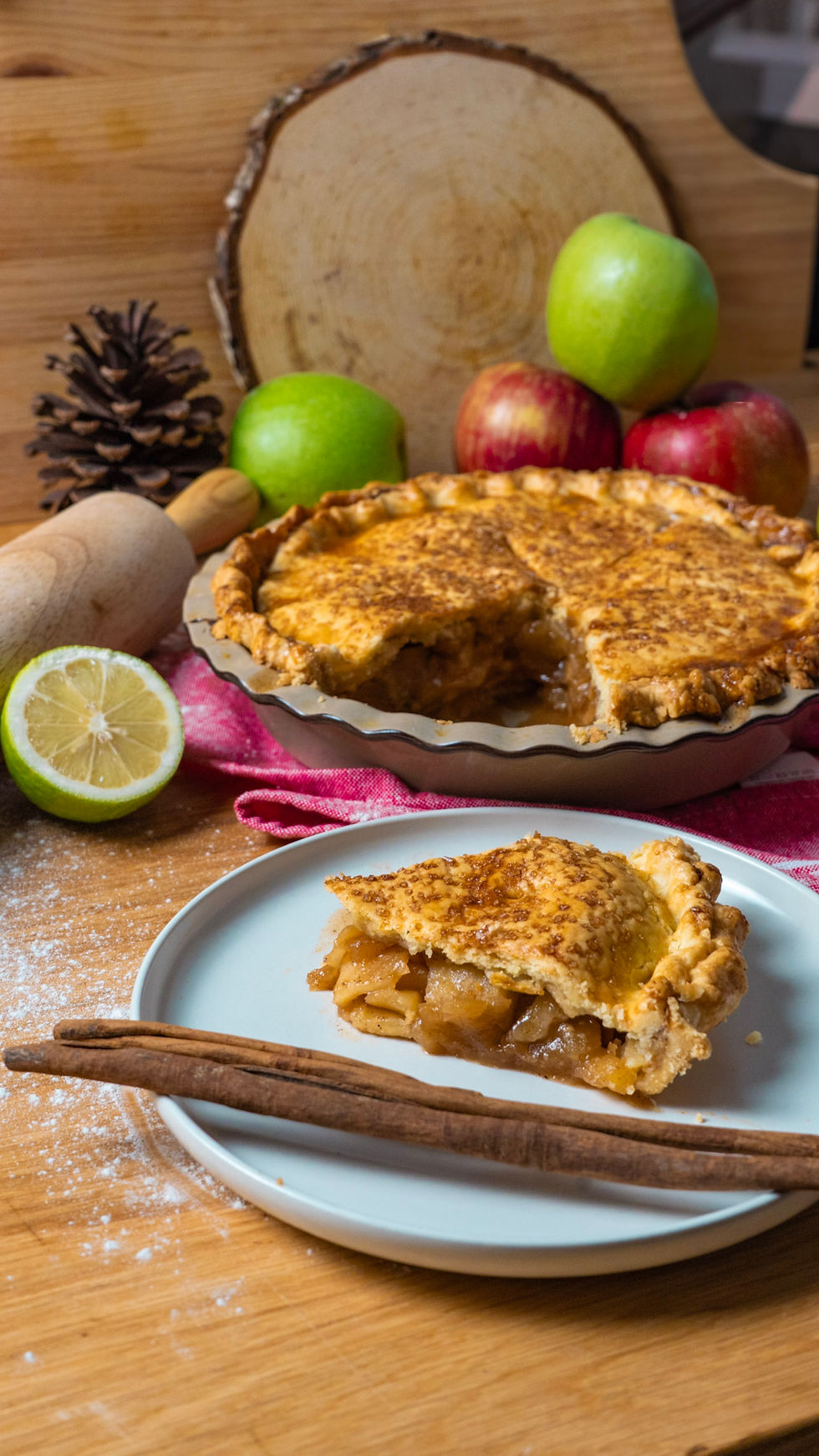 Apple pie, crostata di mele americana, Nonna papera