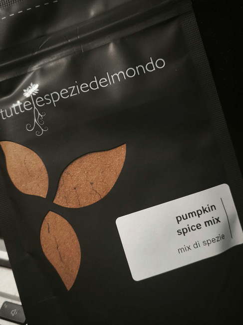 Confezione di pumpkin spice mix