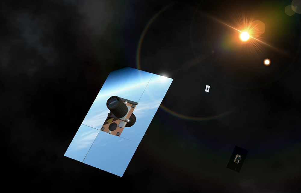Andromeda study - Interstellar femtosats