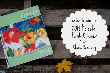 My FAVORITE Mom-friendly Planner :: The Polestar Family Calendar GIVEAWAY