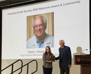 Congratulations to 2026 Waksman Awardee, Dr. Martin Blaser