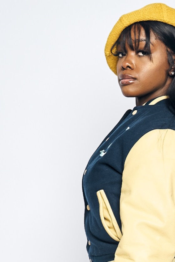 Thumbnail: mixed berry varsity jacket