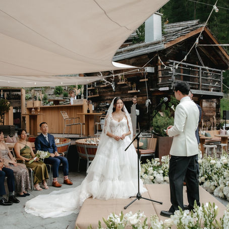 Destination Wedding at Cervo Mountain Resort in Zermatt 