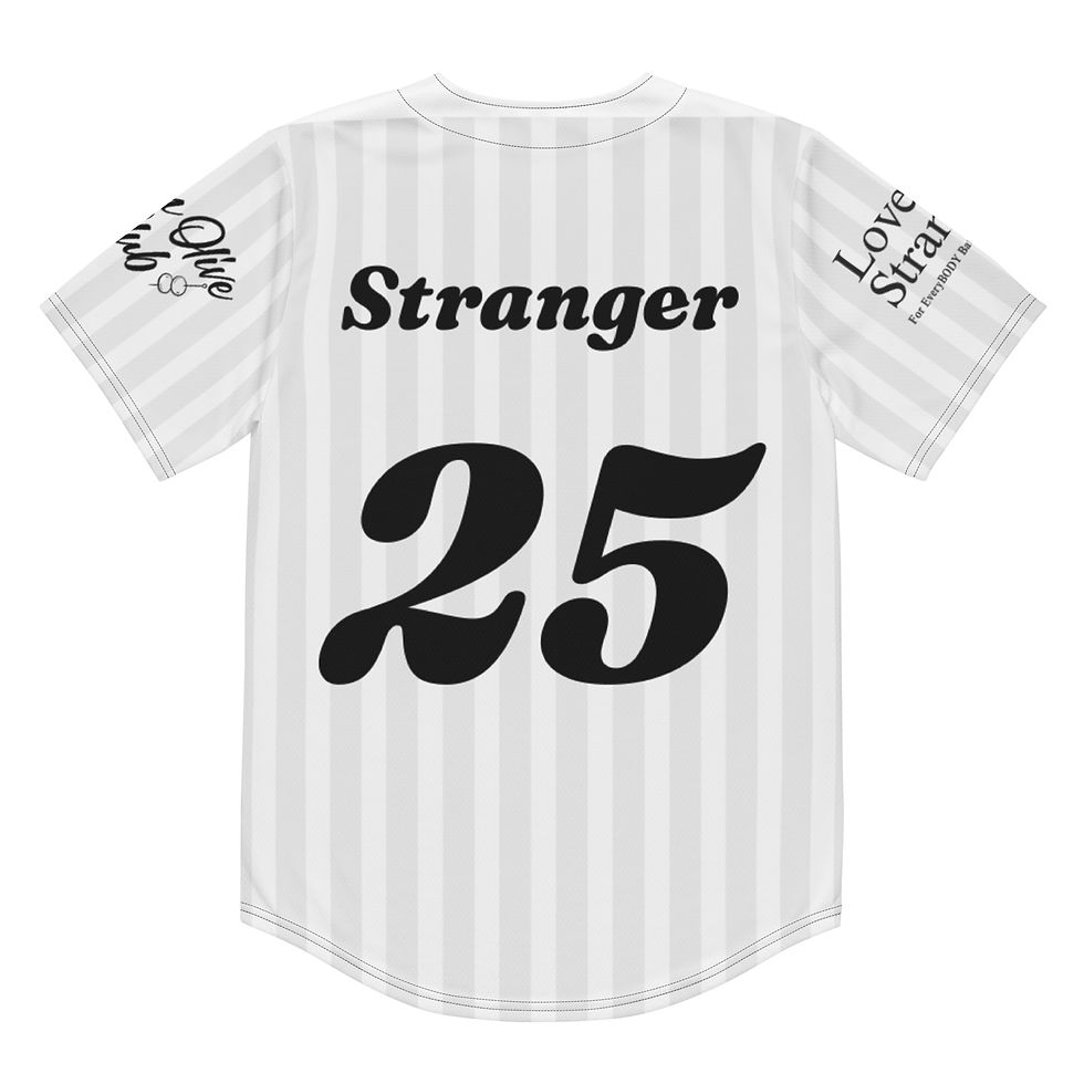 Thumbnail: Love, A Stranger Recycled Baseball Jersey