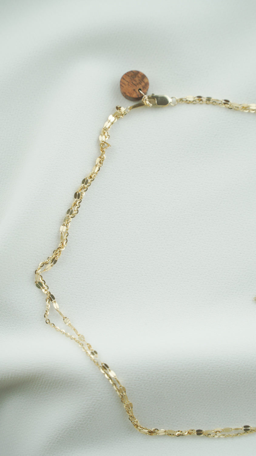 Thumbnail: 14K GOLD Pele's Tears Necklace