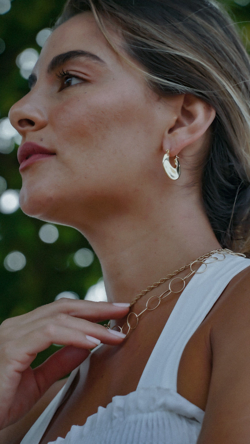 Thumbnail: Gold ili Earrings