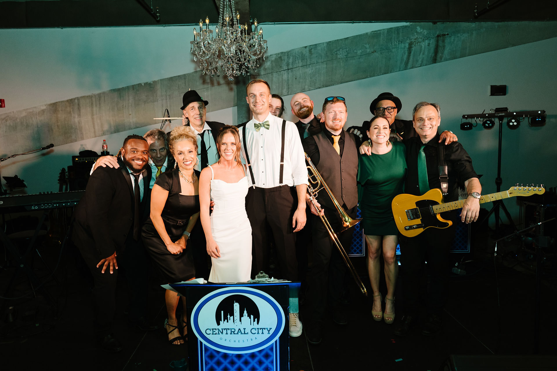 The Devines at their reception with CCO at The Bond York, PA