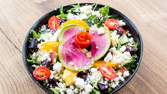 Orange & Beetroot Salad with Feta Cheese