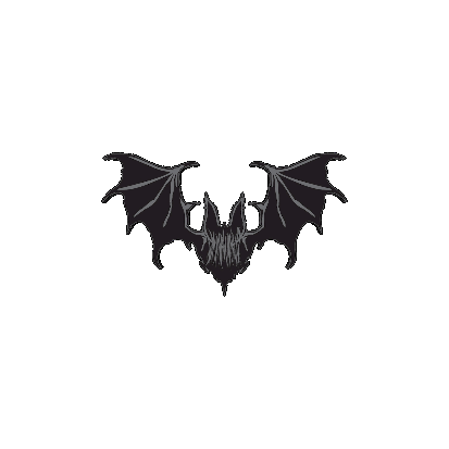 Vampworld Bat logo (black)