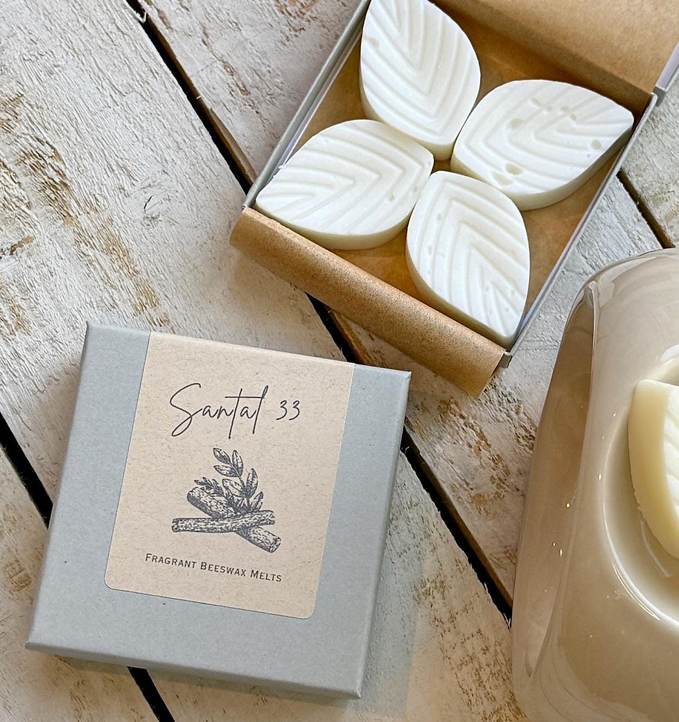 Thumbnail: Santal 33 Inspired Beeswax Wax Melts – Eco-Friendly Home Fragrance Gift Box