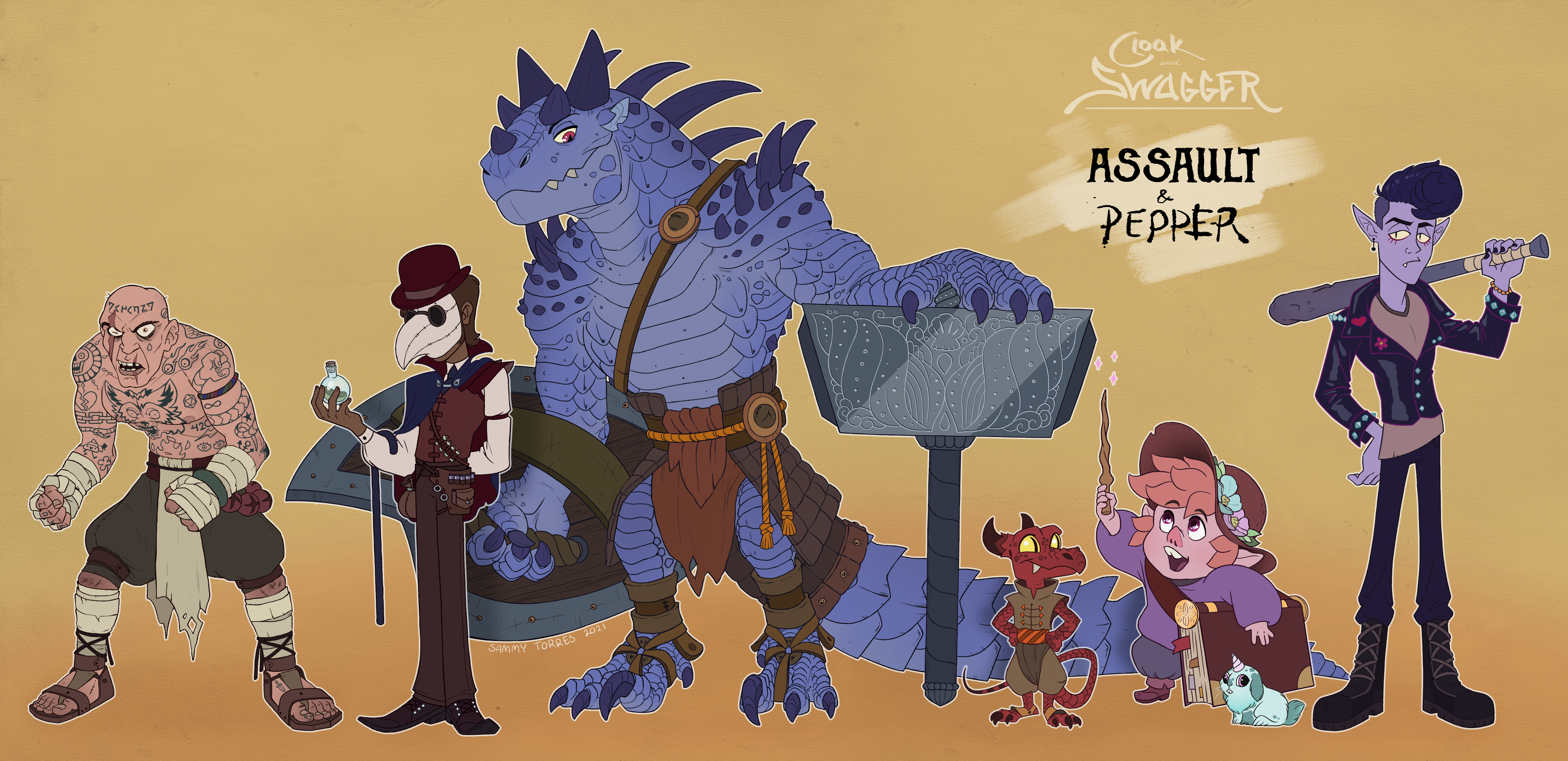 My D&D group - Assault and Pepper