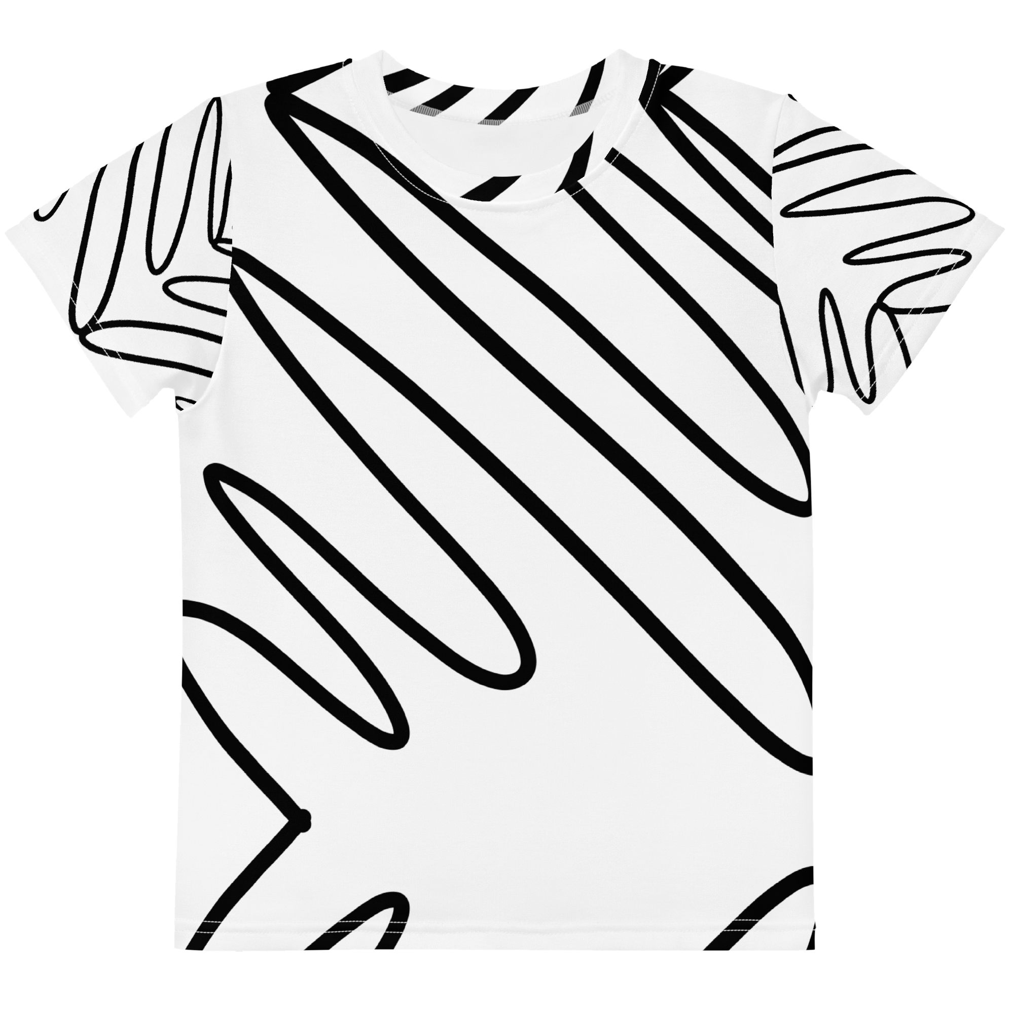Swirly Kids cotton crew neck t-shirt
