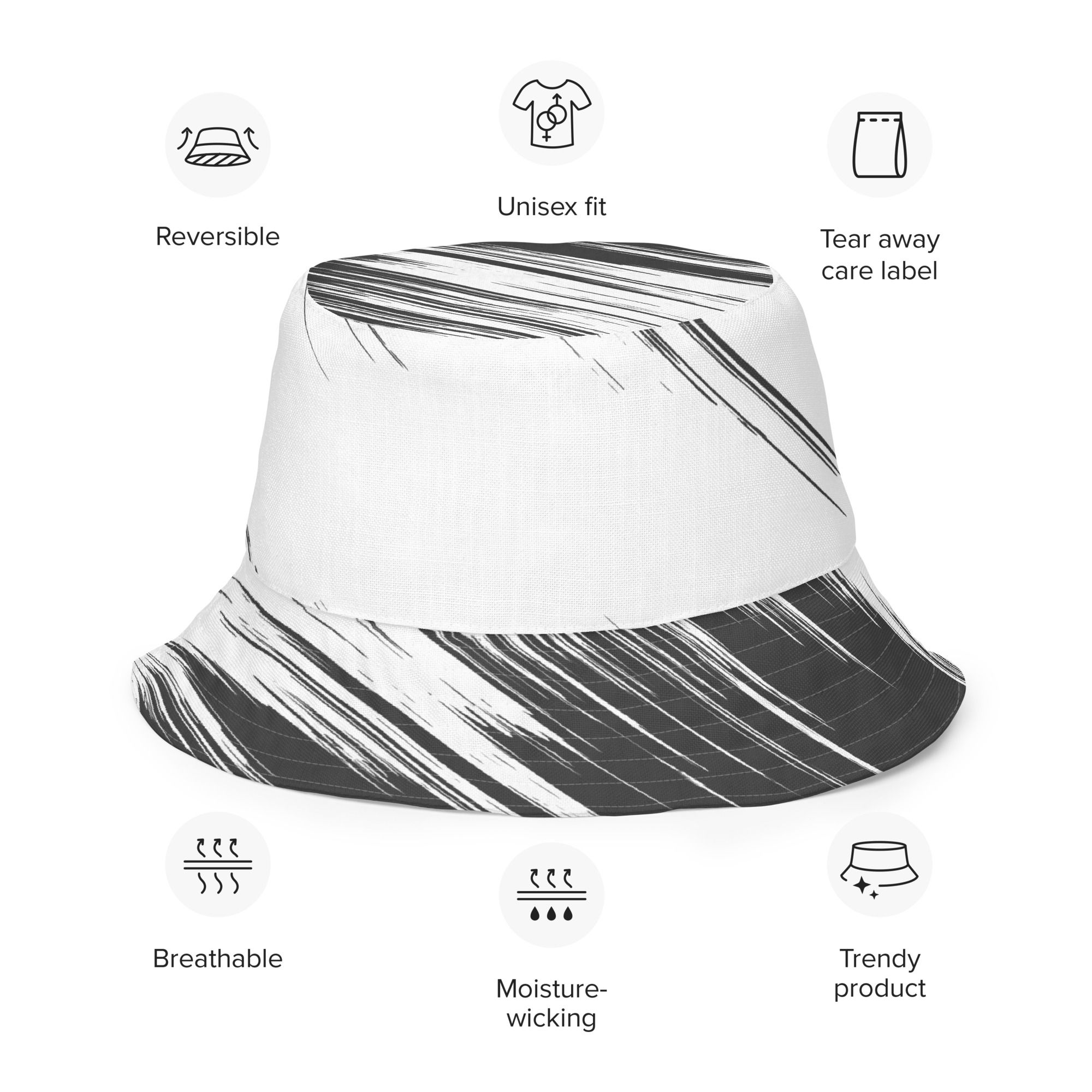 Reversible bucket hat