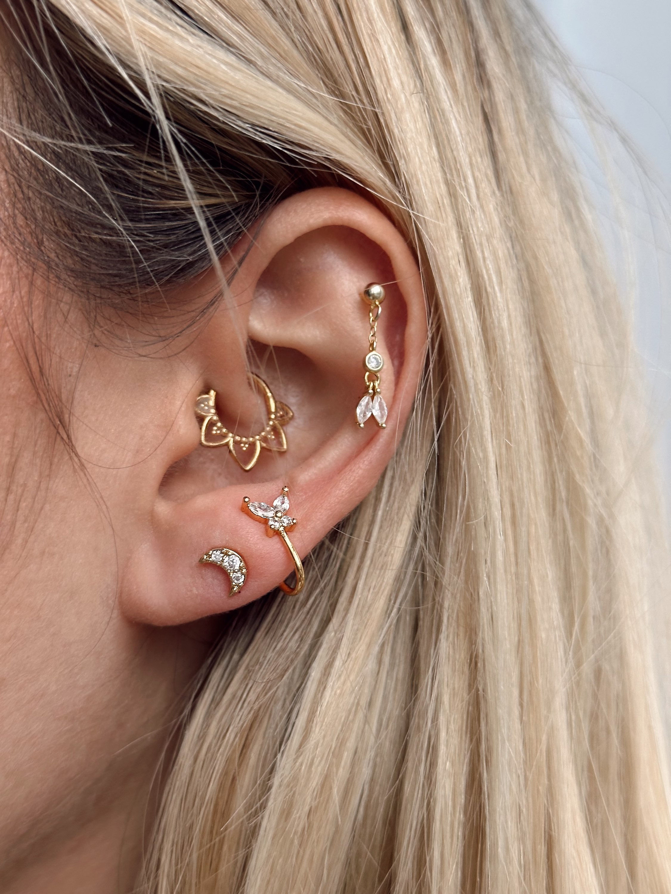 Boucle d'oreille Butterfly 