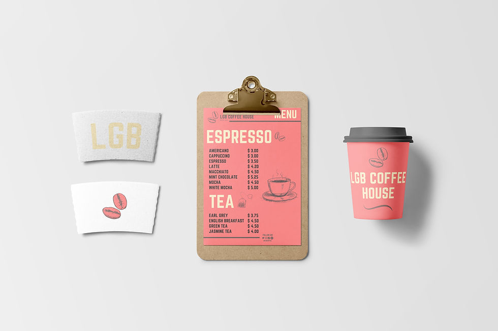 LGB - Coffee Branding Mockup