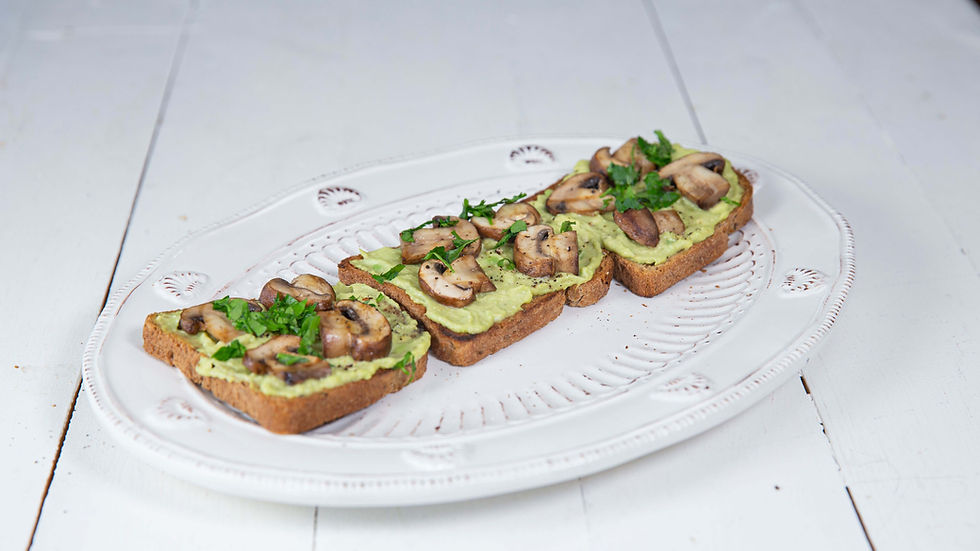 Avokado + mantar = Günün en iyi başlangıcı 🌿