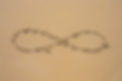 Infinity sign in sand