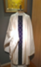 Raw Silk/Hand Woven Orphreys